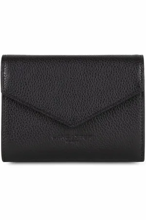 Lancaster Akcesoria, unisex, Czarny, ONE SIZE, Skóra, Portfel skórzany z zapięciem na zatrzask