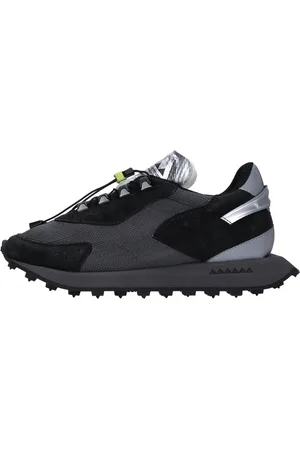 RUN OF Buty, Kobieta, Czarny, 37 EU, Zamsz, Sneakers Czarne