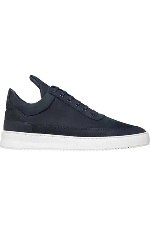 Filling pieces Buty, Mężczyzna, Niebieski, 40 EU, Sneakersy Low Top Ripple Nubuck