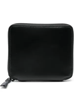 Comme des Garçons Akcesoria, Kobieta, Czarny, ONE SIZE, Skóra, Portfel Leather Line