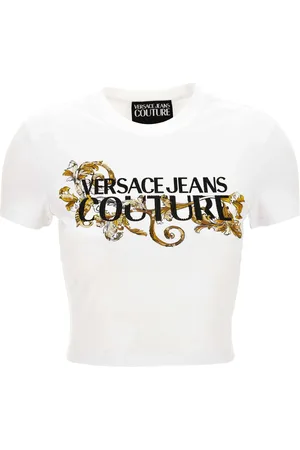 VERSACE Koszulki, Kobieta, Biały, M, T-shirty i Pola Białe