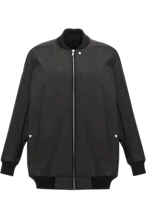 Rick Owens Kurtki, Mężczyzna, Czarny, M, Kurtka Jumbo Peter Flight