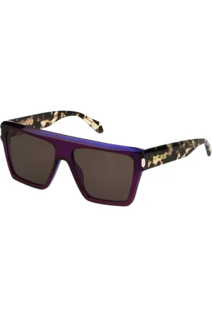 Roberto Cavalli Akcesoria, Kobieta, brązowy, ONE SIZE, Okulary Przeciwsłoneczne w Wężowy Wzór