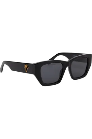 Palm Angels Akcesoria, unisex, Czarny, ONE SIZE, Okulary przeciwsłoneczne Hinkley