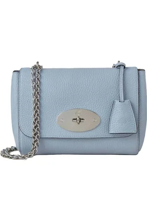 MULBERRY Torebki, Kobieta, Niebieski, ONE SIZE, Skóra, Lily Cross Body Bag