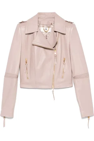 Elisabetta Franchi Kurtki, Kobieta, Różowy, M, Elegancka Kolekcja Modowa