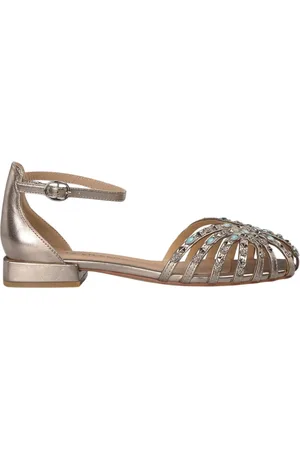 Alma en Pena Buty, Kobieta, Żółty, 40 EU, Studded cage sandal