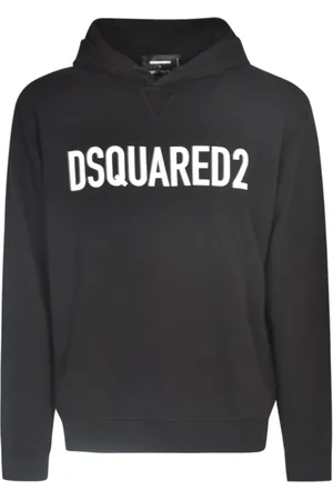 Dsquared2 Bluzy, Mężczyzna, Czarny, XS, Bawełna, Cool Sweat Hoodie