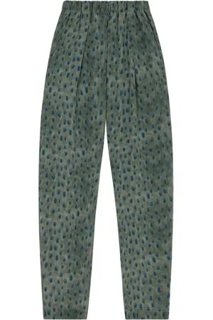 Cortana Spodnie, Kobieta, Wielobarwność, M, Ciro Print Pleated Pants