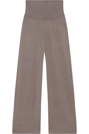Cortana Spodnie, Kobieta, brązowy, XS, Linen Knit Pants Mink