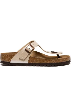 Birkenstock Buty, Kobieta, Biały, 37 EU, Skóra, Klapki Gizeh