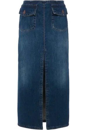Chloé Spódnice, Kobieta, Niebieski, M, Elegancka Spódnica dla Kobiet