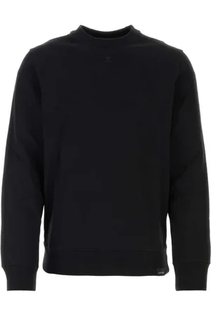 Courrèges Bluzy, Mężczyzna, Czarny, M, Bawełna, Czarna bawełniana bluza dresowa