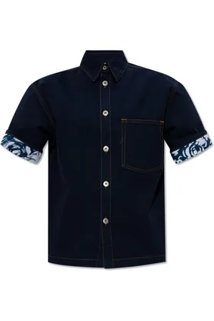 Burberry Bluzki, Kobieta, Niebieski, XS, Denim, Koszula dżinsowa