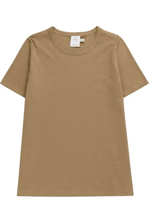 Munthe Koszulki, Kobieta, brązowy, 2XL, Bawełna, Basic T-Shirt Camel
