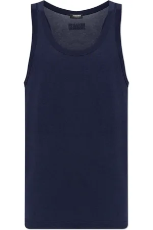 Dsquared2 Koszulki, Mężczyzna, Niebieski, M, Top z Kolekcji Bielizny