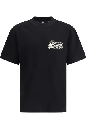 Represent Koszulki, Mężczyzna, Czarny, XL, Monogram Maxi Print Koszulka z bawełny