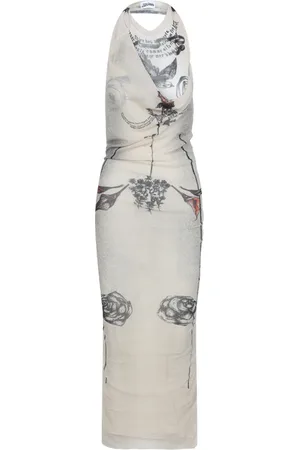 Jean Paul Gaultier Sukienki, Kobieta, Wielobarwność, M, Nude Neutrals Sukienka Wielofunkcyjna stylizacja