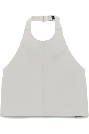 WARDROBE.NYC Koszulki, Kobieta, Szary, M, Top z odkrytymi plecami w Cement