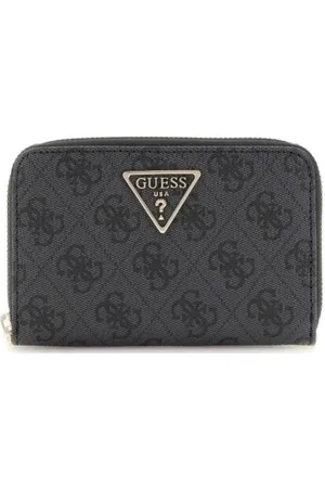 Guess Akcesoria, Kobieta, Czarny, ONE SIZE, Skóra, Portfel Laurel SLG