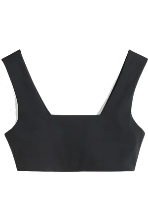 By Malene Birger Koszulki, Kobieta, Czarny, S, Len, Braga Athletic Top