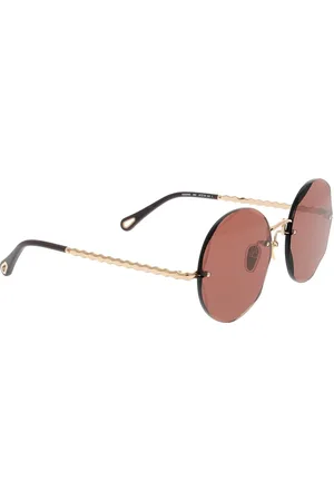 Chloé Akcesoria, unisex, Żółty, ONE SIZE, Stylowe okulary przeciwsłoneczne