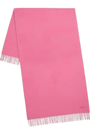 MULBERRY Akcesoria, unisex, Różowy, ONE SIZE, Wełna, Solid Scarf