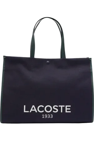 Lacoste Torebki, Kobieta, Niebieski, ONE SIZE, Bawełna, Torba typu tote Heritage Canvas