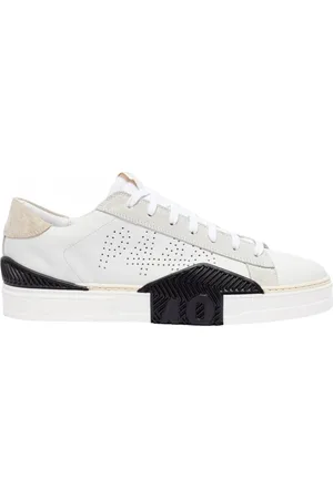 P448 Buty, Mężczyzna, Biały, 44 EU, Skóra, Sneakersy Half Pipe
