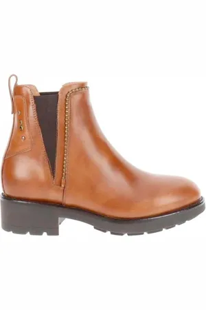 Nero Giardini Buty, Kobieta, brązowy, 38 EU, Skóra, Skórzane botki sztyblety Beatles