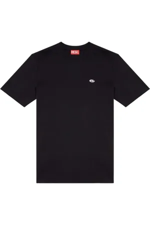 Diesel Koszulki, Mężczyzna, Czarny, S, Bawełna, T-Adjust-Doval-PJ T-Shirt