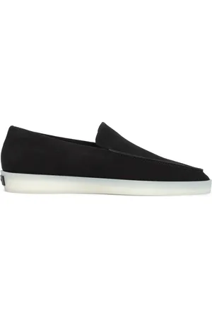 FEAR OF GOD Buty, Mężczyzna, Czarny, 45 EU, Skóra, Czarne skórzane mokasyny