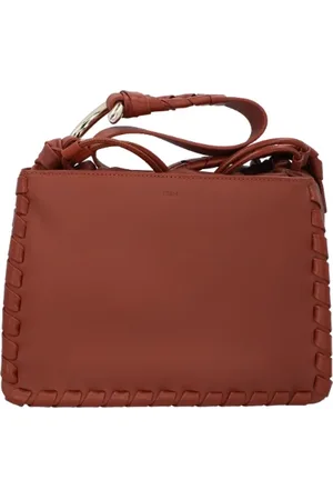 Chloé Torebki, Kobieta, brązowy, ONE SIZE, Skóra, Skórzana Torba na Ramię