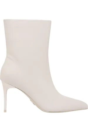 Steve Madden Buty, Kobieta, Biały, 37 EU, Skóra, Botki Lyrical