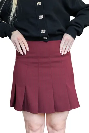 Crās Spódnice, Kobieta, Czerwony, M, Rayon, Proxy Skirt