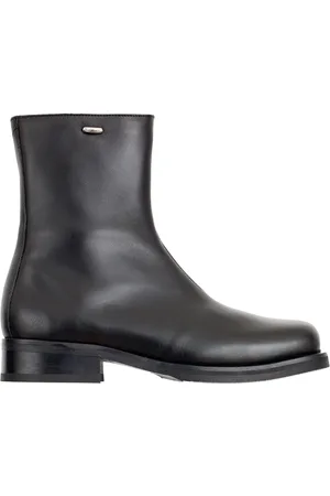 OUR LEGACY Buty, Mężczyzna, Czarny, 40 EU, Skóra, Skórzane buty Truck Botki