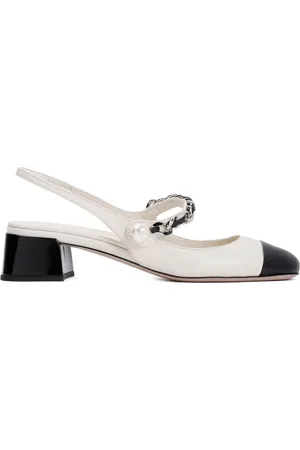 Miu Miu Buty, Kobieta, Biały, 40 EU, Eleganckie Nude & Neutrals Obcasy