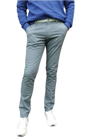 Masons Spodnie, Mężczyzna, Zielony, XS, Bawełna, Milano Start Extra Slim Pants