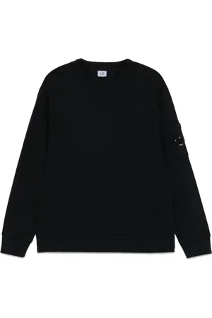 C.P. Company Bluzy, Mężczyzna, Czarny, XL, Bawełna, Niebieski Sweter