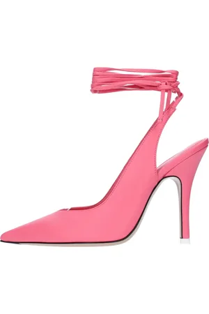 The Attico Buty, Kobieta, Różowy, 40 EU, Skóra, Décolleté Slingback Venus