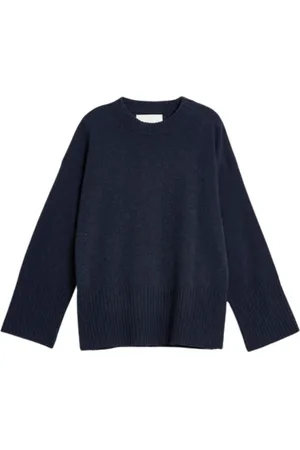 GANT Swetry, Kobieta, Niebieski, M, Kaszmir, Sweter oversize z wełny i kaszmiru