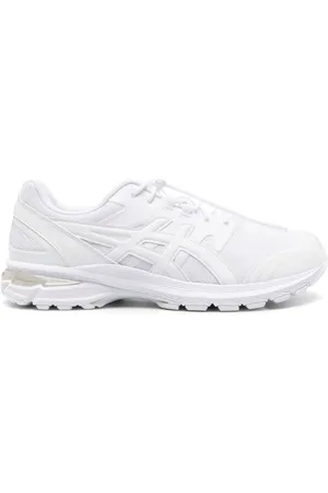 Comme des Garçons Buty, Mężczyzna, Biały, 41 1/2 EU, Skóra, Białe sneakersy z panelami z siateczki