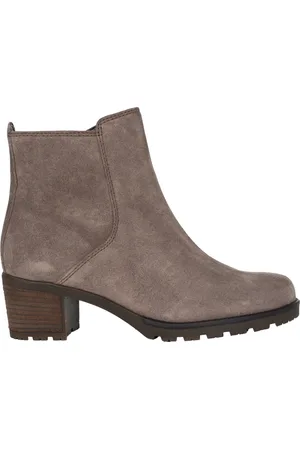 Gabor Buty, Kobieta, Szary, 44 EU, Zamsz, Eleganckie Szare Botki