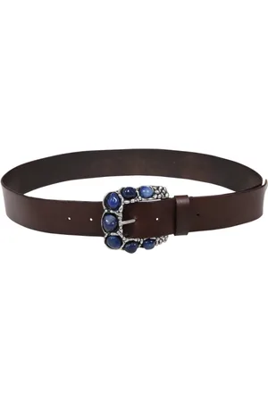 P.A.R.O.S.H. Akcesoria, Kobieta, brązowy, S, Skóra, Fantasia Blue Belt