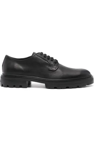 Hogan Buty, Mężczyzna, Czarny, 40 1/2 EU, Skóra, Czarne Oksfordy