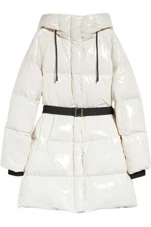 Max Mara Płaszcze, Kobieta, Biały, XL, Parka