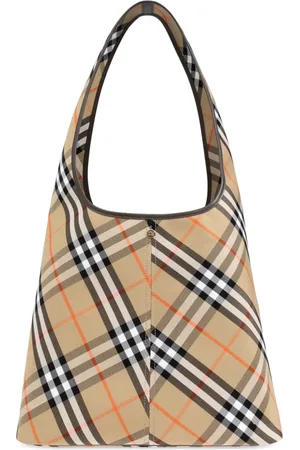 Burberry Torebki, Kobieta, Wielobarwność, ONE SIZE, Bawełna, Torba na ramię w kratę