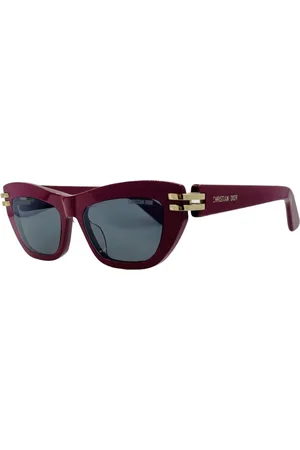 Dior Akcesoria, Kobieta, Czerwony, ONE SIZE, Okulary przeciwsłoneczne Butterfly