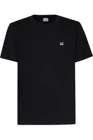 C.P. Company Koszulki, Mężczyzna, Czarny, S, Bawełna, Koszulka Jersey Goggle z nadrukiem graficznym