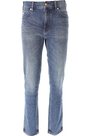 Emporio Armani Jeansy, Mężczyzna, Niebieski, W38, Jasnoniebieskie jeansy slim-fit